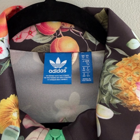 Adidas Originals Women’s X Farm Fruit Bowl Firebird Track Jacket- XL - Picture 3 of 5